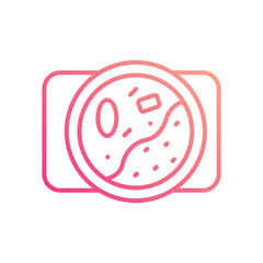 Curry icon vector stock illustration