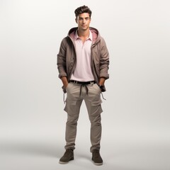 Modelo joven masculino