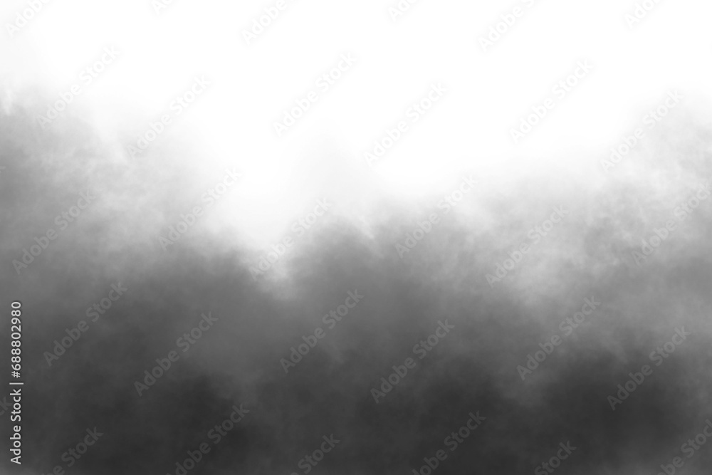 Canvas Prints isolated fog or smoke with copy space background. realistic fog or clouds for your design