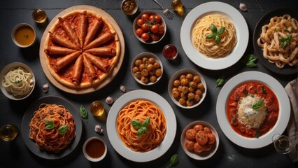 Fototapeta na wymiar Italian Food