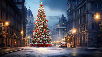 Fototapeta na wymiar New Year and Christmas holiday concept.