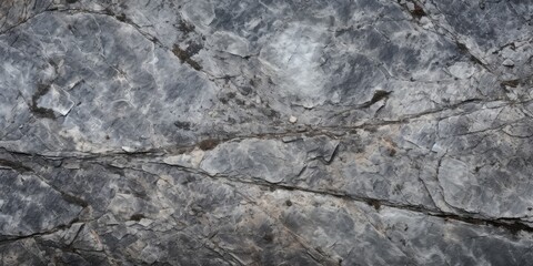 Fototapeta premium Gray Granite Stone Background, Aged Rough Rock Material Texture Top View,