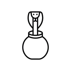 Snake icon vector stock illustration