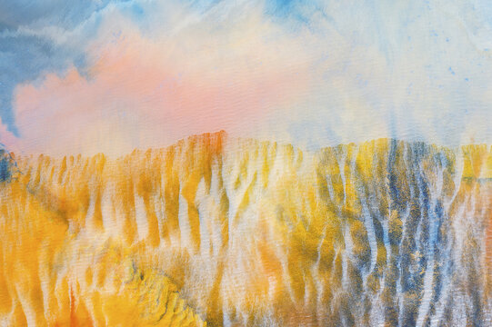 Surreal landscape at Riotinto mines, Spain