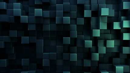 the geometric 3d background has many small squares