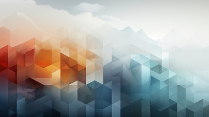 White and Gray Geometric Business Background Abstract Pastel Background. AI generative