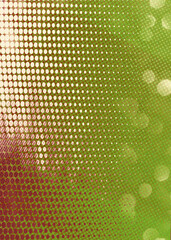 Green bokeh background. Empty vertical abstract gradient backdrop illustration with copy space, usable for social media, story, banner, poster, Ads, events, party, celebration, and design works