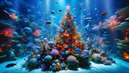 Underwater Christmas Fantasy