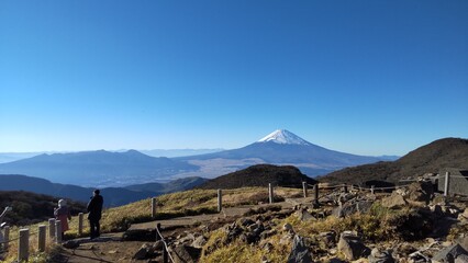 日本の箱根から見た富士山