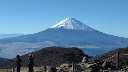 日本の箱根から見た富士山