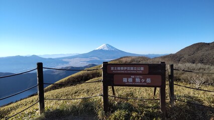 日本の箱根から見た富士山