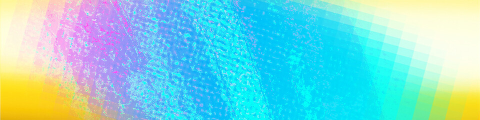 Blue abstract horizontal background. Empty panorama widescreen backdrop illustration with copy space, usable for social media, story, banner, poster, Ads, events, party, and various design works