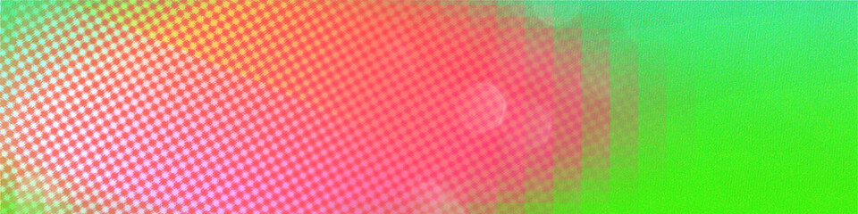 Pink and green mixed abstract horizontal background. Empty panorama widescreen backdrop illustration with copy space, usable for social media, story, banner, poster, Ads, events, and various design wo