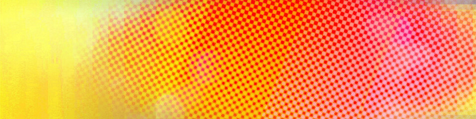 Red and yellow mixed abstract horizontal background. Empty panorama backdrop illustration with copy space, usable for social media, story, banner, poster, Ads, events, and various design works