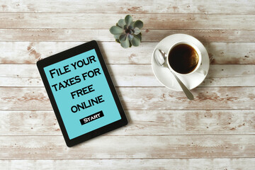 File your Income Taxes online before the deadline, e-filing