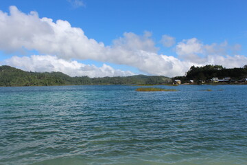 Lagoon in chiapas mexico