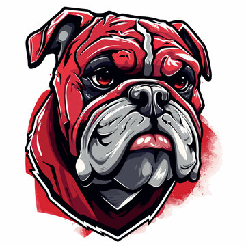 recommend clip art: Bulldog in cartoon, doodle style. Isolated 2d vector illustration in logo, icon style, Eps 10. AI Generative