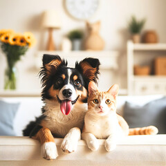Dog and cat
