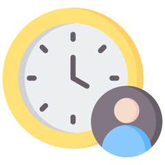Time Management Flat Icon