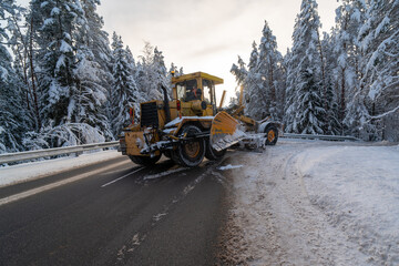 truck in snow