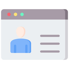 User Profile Flat Icon