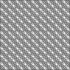  Stylish texture with figures from lines.black and white pattern for web page, textures, card, poster, fabric, textile. Monochrome graphic repeating design. Abstract background.