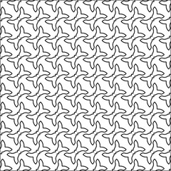  Stylish texture with figures from lines.black and white pattern for web page, textures, card, poster, fabric, textile. Monochrome graphic repeating design. Abstract background.