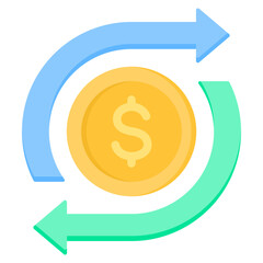 Exchange Flat Icon