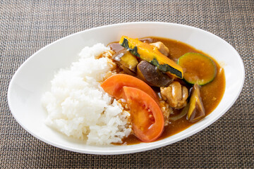 夏野菜カレーライス。
