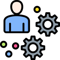 Work Outline Color Icon
