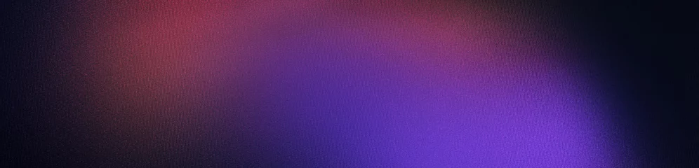 Foto auf Glas Black dark blue purple violet lilac magenta orchid red pink rose orange peach abstract geometric background. Noise grain. Color. Bright light spots. Glow metallic neon effect.Template. Wide banner. © Наталья Босяк