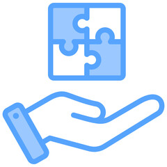 Solution Blue Icon