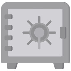 Obraz premium Safety Box Flat Icon
