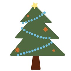 Handdrawn Christmas Tree