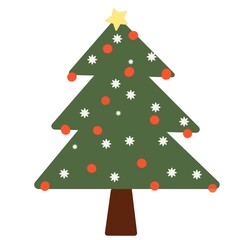 Handdrawn Christmas Tree