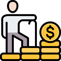 Retirement Outline Color Icon