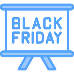 Presentation Blue Icon