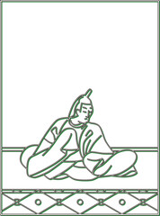 カラーシャドウ百人一首　河原左大臣