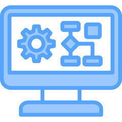Workflow Blue Icon