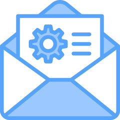 Mailing Blue Icon