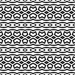 Wallpaper with Seamless repeating pattern.  Black and white pattern . Abstract background. Monochrome texture  for web page, textures, card, poster, fabric, textile.
