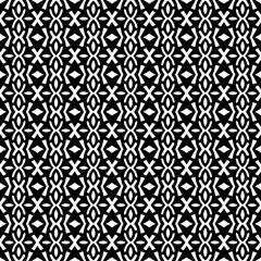 Wallpaper with Seamless repeating pattern.  Black and white pattern . Abstract background. Monochrome texture  for web page, textures, card, poster, fabric, textile.
