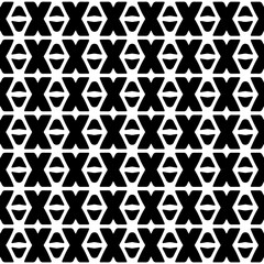 Wallpaper with Seamless repeating pattern.  Black and white pattern . Abstract background. Monochrome texture  for web page, textures, card, poster, fabric, textile.
