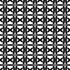 Wallpaper with Seamless repeating pattern.  Black and white pattern . Abstract background. Monochrome texture  for web page, textures, card, poster, fabric, textile.
