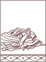 カラーシャドウ百人一首　伊勢