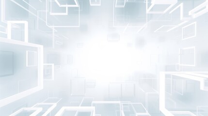 Abstract Blue and White Squares Background