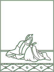 カラーシャドウ百人一首　凡河内躬恒