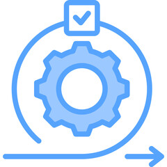 Agile Blue Icon