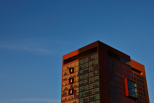 El Edificio Tlatelolco amanecer en el Centro Hist&oacute;rico de la Ciudad de M&eacute;xico.