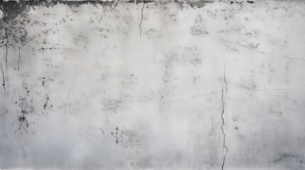 A Painting of a White Wall With Cracks in It